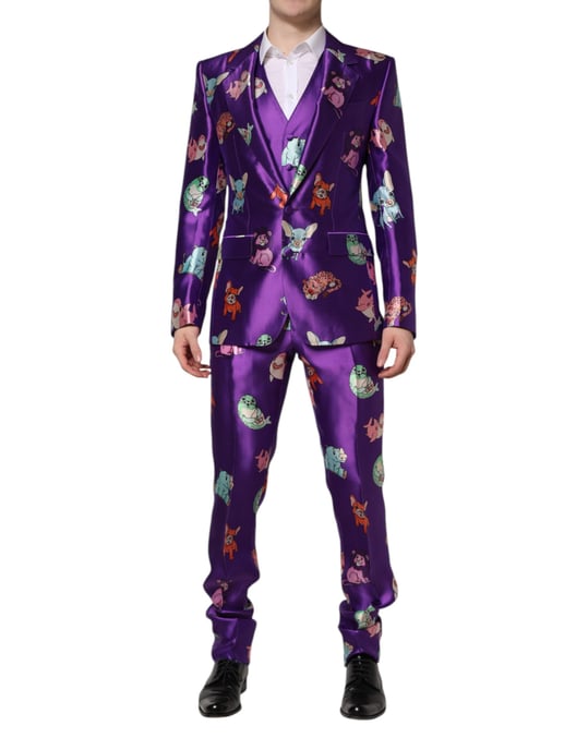Traje de estampado de animales de dibujo animado - Image 2