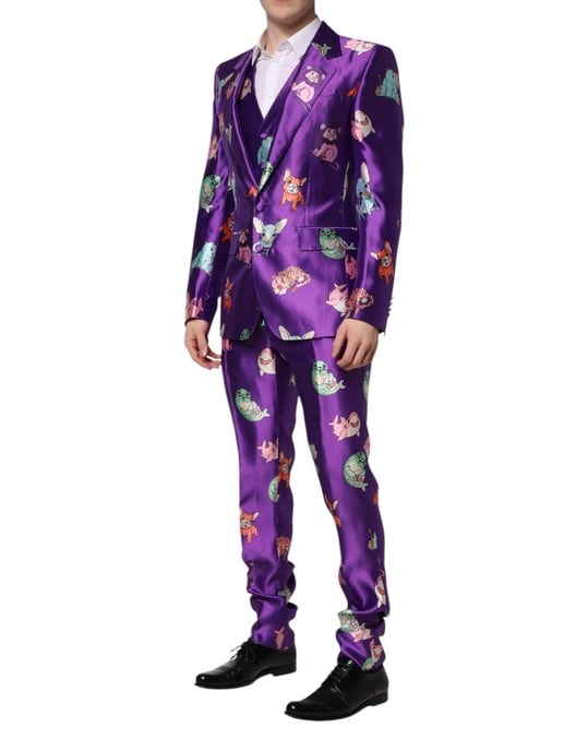Traje de estampado de animales de dibujo animado - Image 3
