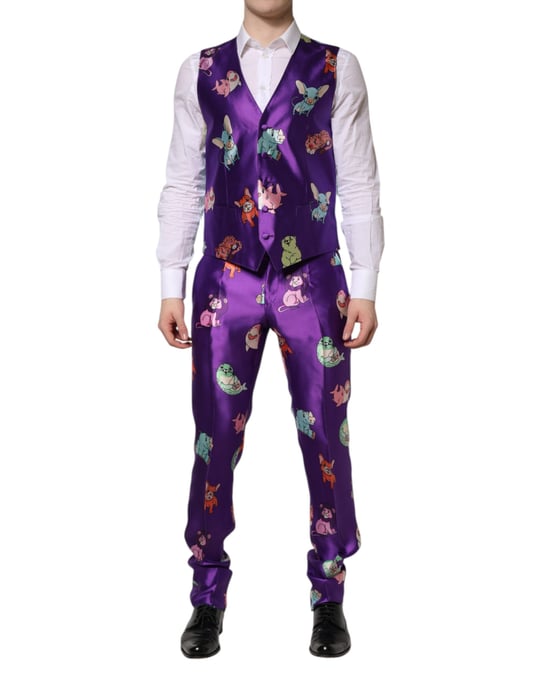 Traje de estampado de animales de dibujo animado - Image 5