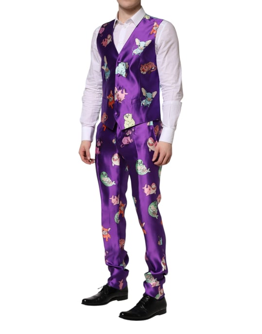 Traje de estampado de animales de dibujo animado - Image 6