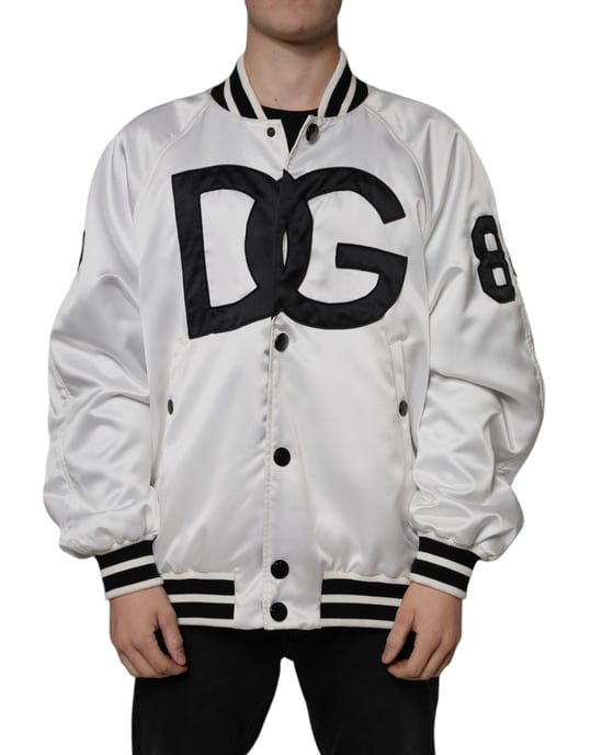 Chaqueta Bomber de Satén Dg Varsity - Image 2