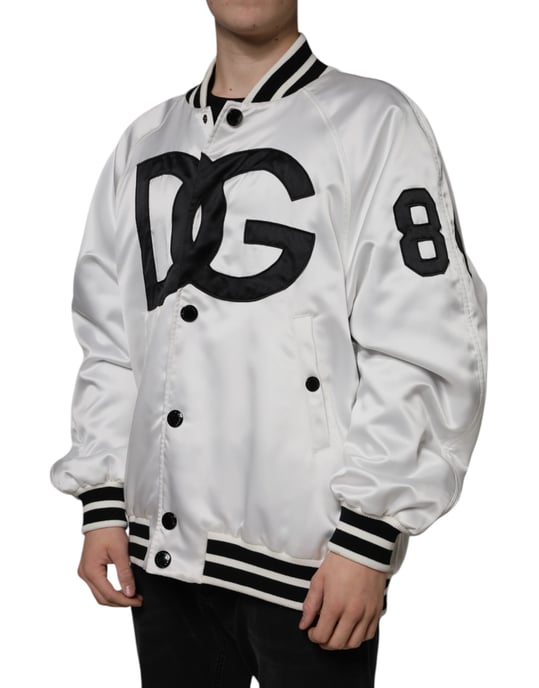 Chaqueta Bomber de Satén Dg Varsity - Image 3