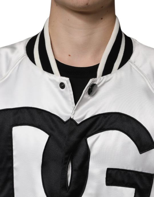 Chaqueta Bomber de Satén Dg Varsity - Image 5