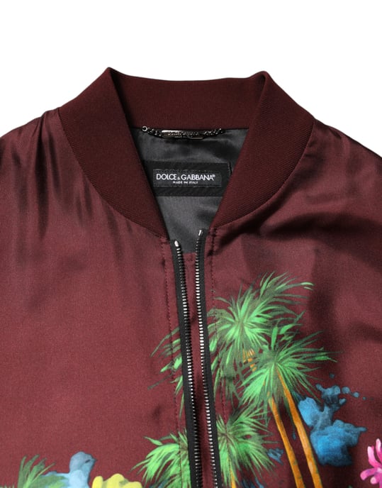 Chaqueta de Seda con Estampado Tropical - Image 5