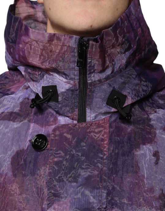 Chaqueta Shell Impresa en Camuflaje Púrpura - Image 5