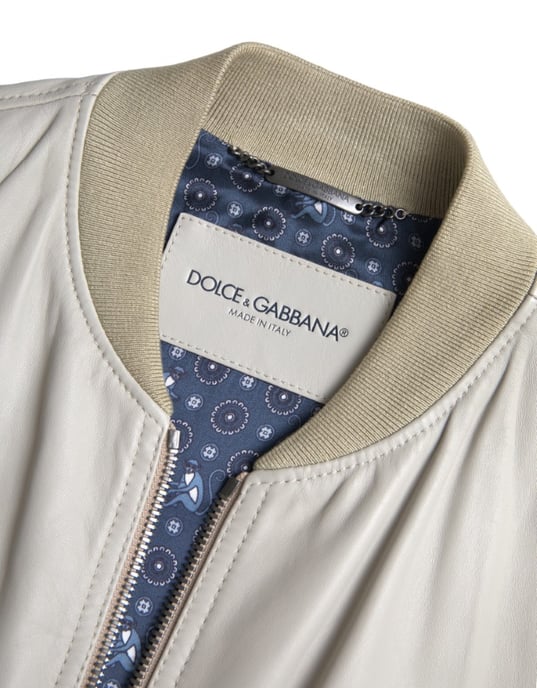 Chaqueta Bomber de Cuero G9lm5t - Image 6
