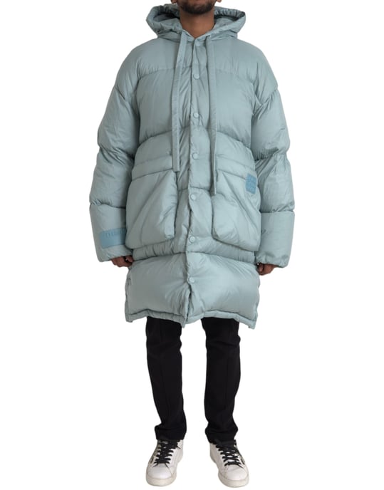Chaqueta acolchada con capucha oversized - Image 1