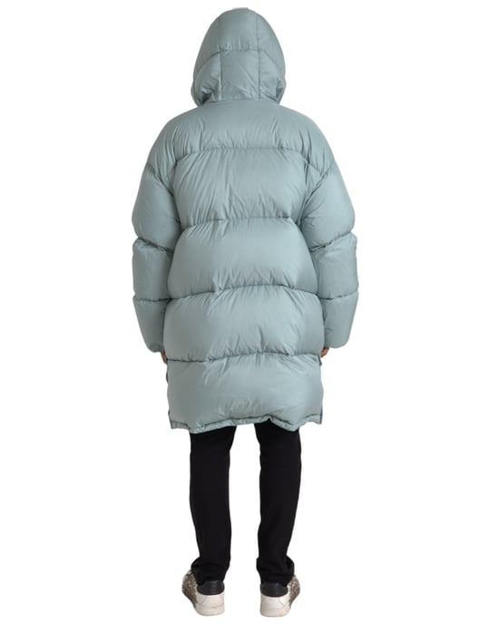 Chaqueta acolchada con capucha oversized - Image 3