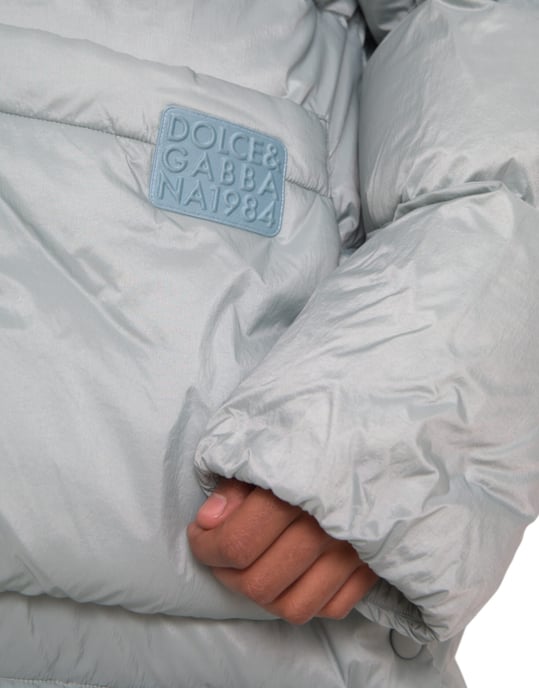 Chaqueta acolchada con capucha oversized - Image 5
