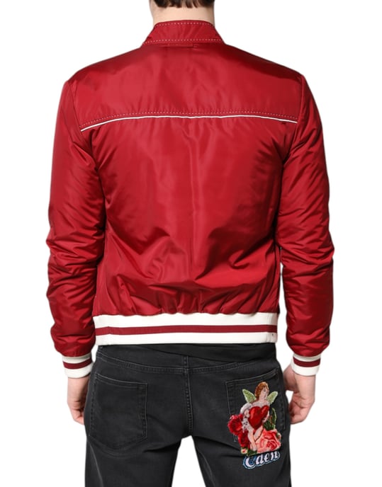 Chaqueta Bomber Ligera Con Costuras en Contraste - Image 4