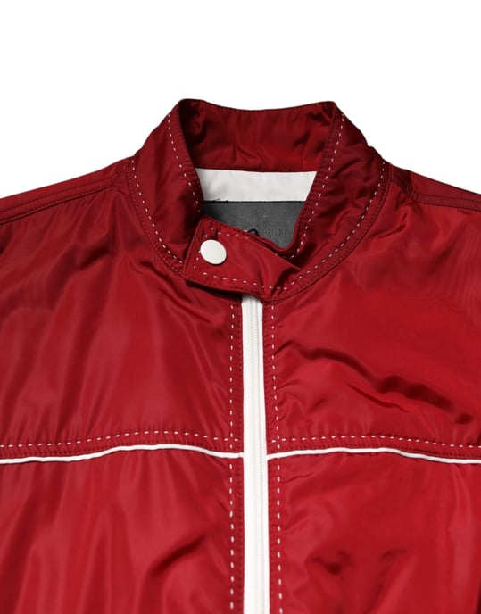 Chaqueta Bomber Ligera Con Costuras en Contraste - Image 5