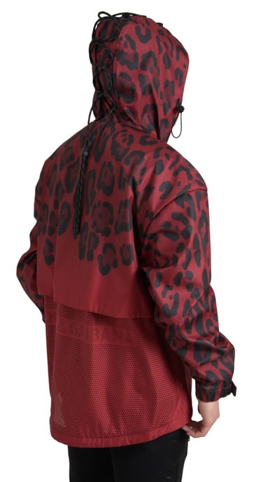 Chaqueta con capucha de estampado de leopardo - Image 3