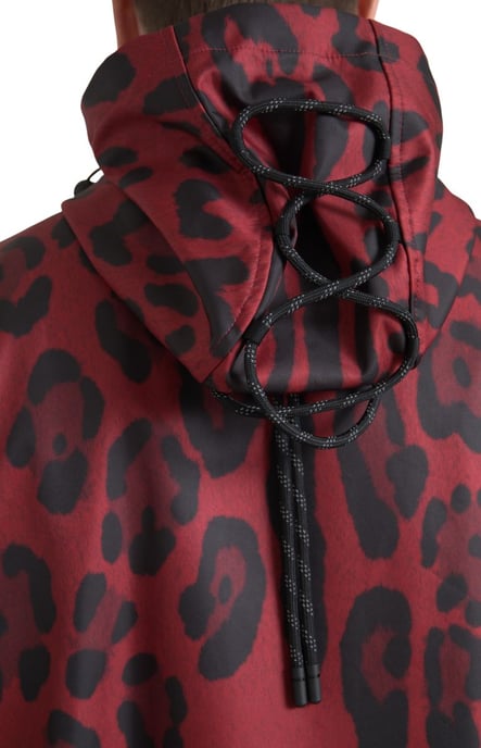 Chaqueta con capucha de estampado de leopardo - Image 4