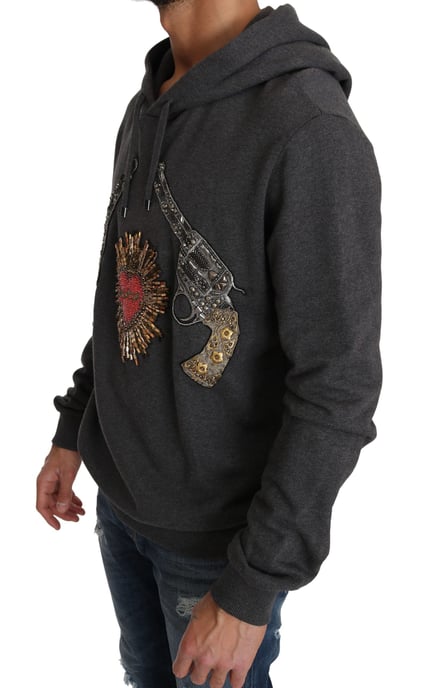 Sudadera de algodón adornada Guns And Heart - Image 2