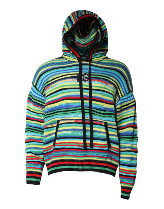 Sudadera de punto a rayas - Image 1