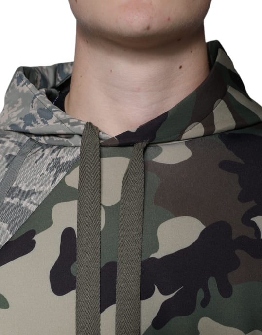 Sudadera con capucha de estampado camuflaje Tsh87084 - Image 5