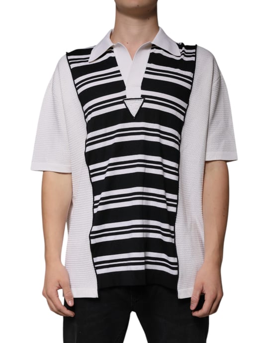 Camisa Polo de Rayas de Mangas Cortas - Image 1