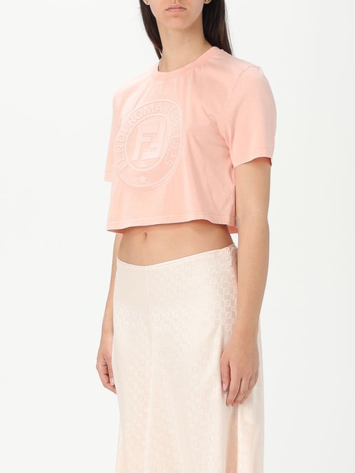 Camiseta Cortada con Logo Bordado - Image 3