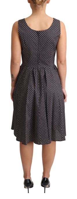Vestido Midi Aline de Popelín de Algodón con Estampado Floral - Image 4