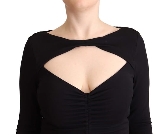 Vestido Midi Aline de Jersey de Manga Larga Pinko - Image 3