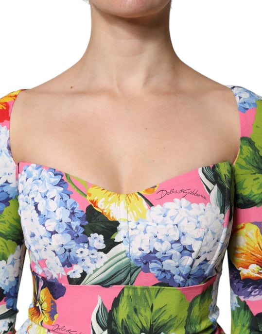 Vestido Midi de Impresión Floral con Rajo Lateral - Image 6