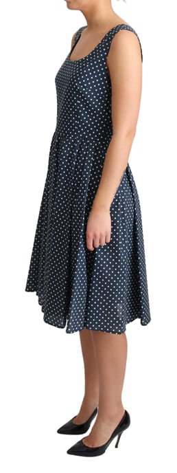 Vestido Aline Sin Mangas con Lunares - Image 2