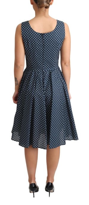 Vestido Aline Sin Mangas con Lunares - Image 3