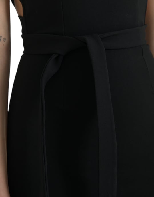Vestido Midi Bodycon con Cuello Cruzado - Image 5