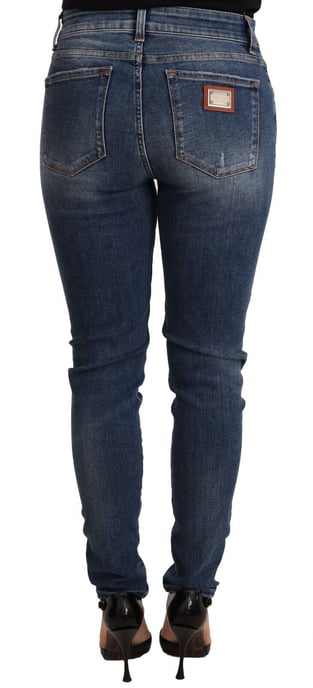Jeans Ajustados Distressed Dolce Gabbana - Image 3