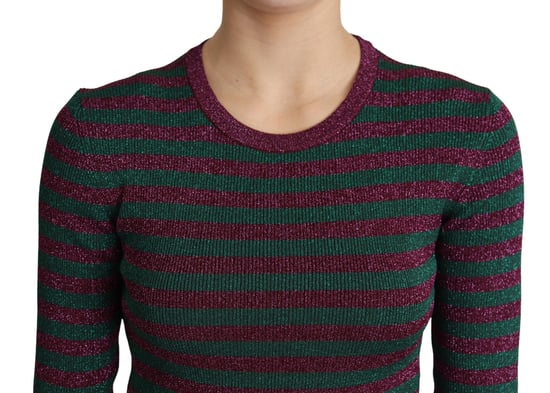 Jersey de Punto Rayado Metálico Tsh4773 - Image 3