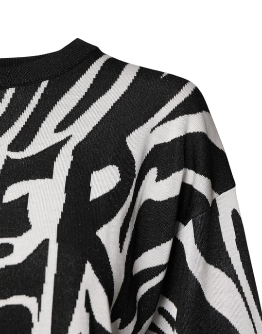 Suéter de punto con estampado de cebra - Image 3