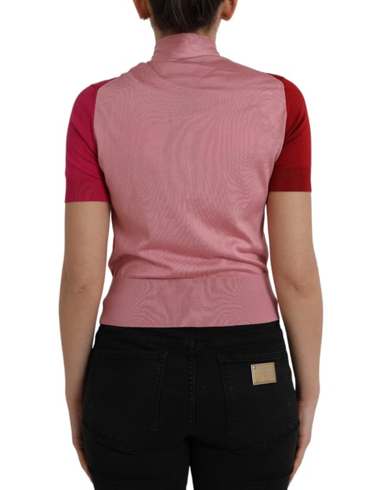Top de Punto Corto con Manga y Pajarita Dolce Gabbana - Image 3