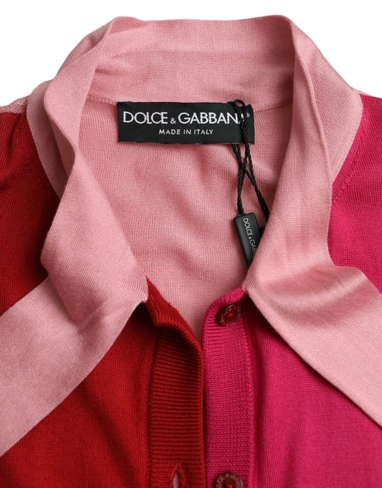 Top de Punto Corto con Manga y Pajarita Dolce Gabbana - Image 5