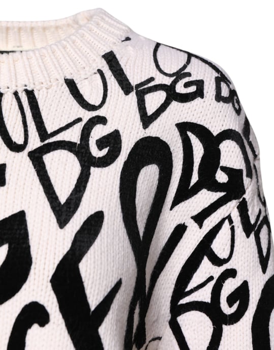 Suéter de punto con logo de Dolce Gabbana - Image 3