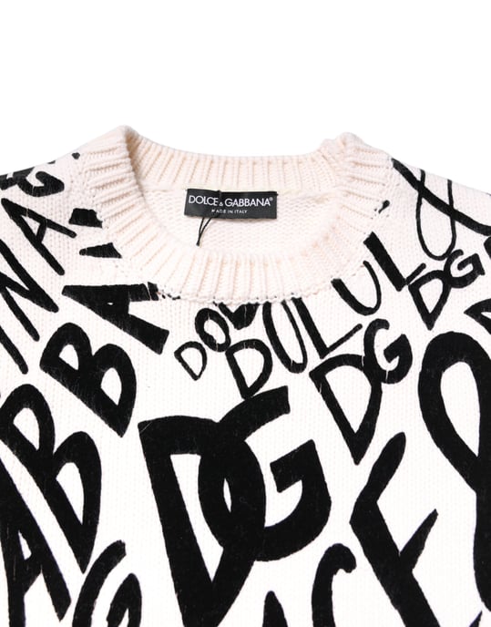 Suéter de punto con logo de Dolce Gabbana - Image 5