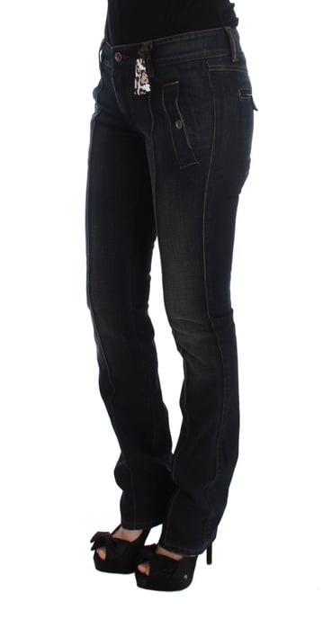 Jeans de pierna recta con detalle de costura único - Image 2