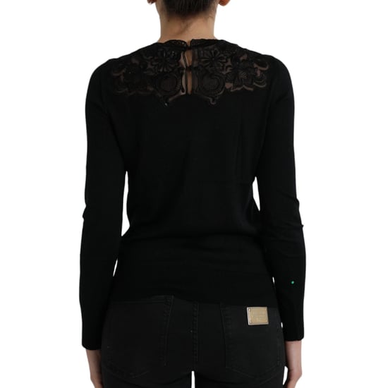 Blusa de Manga Larga con Cuello de Encaje - Image 3