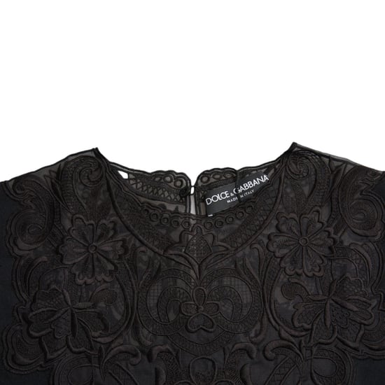 Blusa de Manga Larga con Cuello de Encaje - Image 5