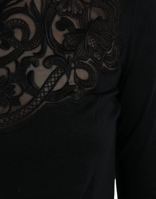 Blusa de Manga Larga con Cuello de Encaje - Image 6