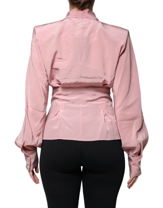 Blusa de Seda de Manga Larga - Image 4