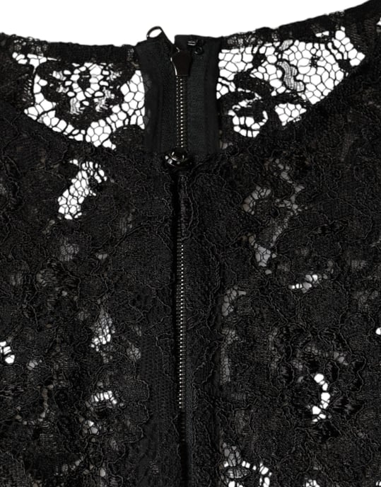 Blusa de Encaje Floral de Manga Larga - Image 6