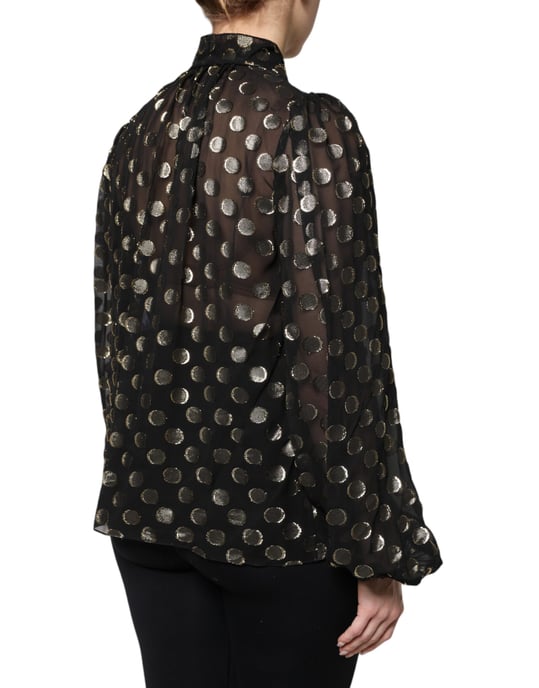 Blusa de Seda con Lunares - Image 5