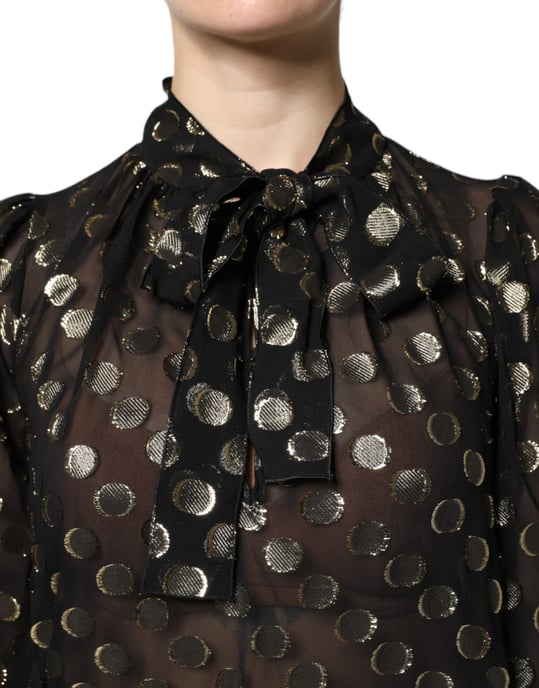 Blusa de Seda con Lunares - Image 6