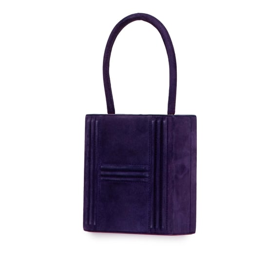 Bolso Mallette Suede con Asa Superior - Image 2