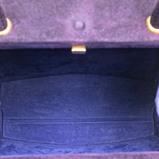 Bolso Mallette Suede con Asa Superior - Image 4
