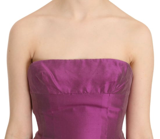 Vestido Mini Sin Mangas de Seda para Cóctel - Image 5