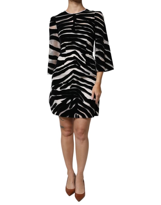 Vestido Mini de Estampado de Cebra - Image 2