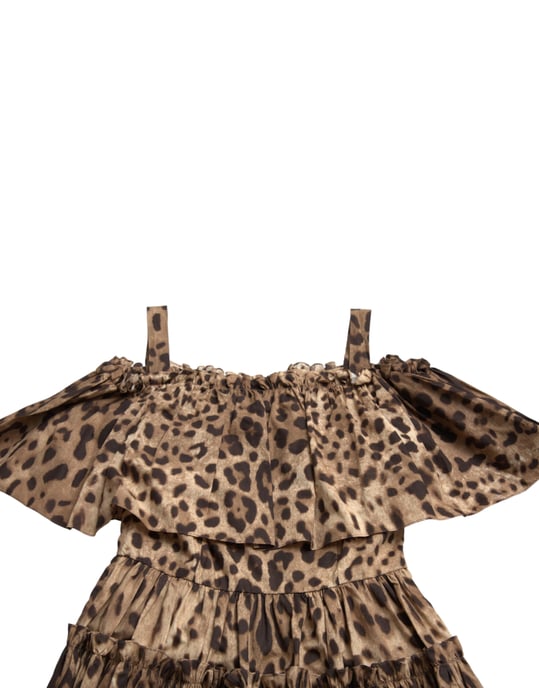 Vestido Mini de Estampado de Leopardo Dr28942 - Image 5
