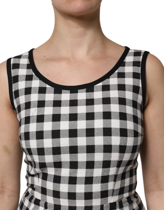 Vestido tubo de cuadros vichy - Image 5