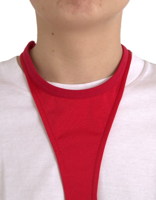 Vestido Mini Rojo con Detalle Cutout - Image 5